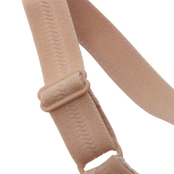 WonderBra Full Support Wire Free Bra Stretch Eyelet Bow Neutral Beige 36C NEW - Picture 14 of 15